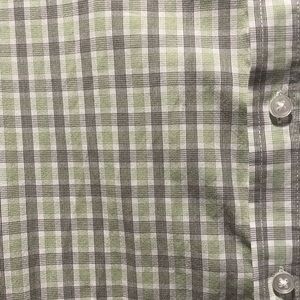 Croft & Barrow Button Down Short Sleeve Shirt, Men’s Large Plaid